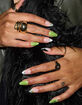 NEVER HAVE I EVER Zebratini Short Almond Press On Nails image number 3