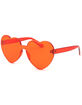 All Heart Eyes Red Sunglasses image number 1