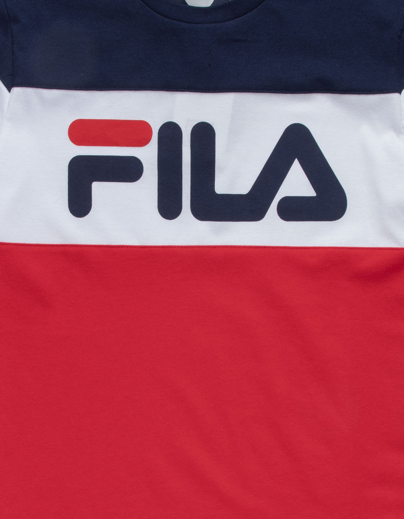 FILA Color Block Red, White, & Blue Boys T-Shirt image number 1
