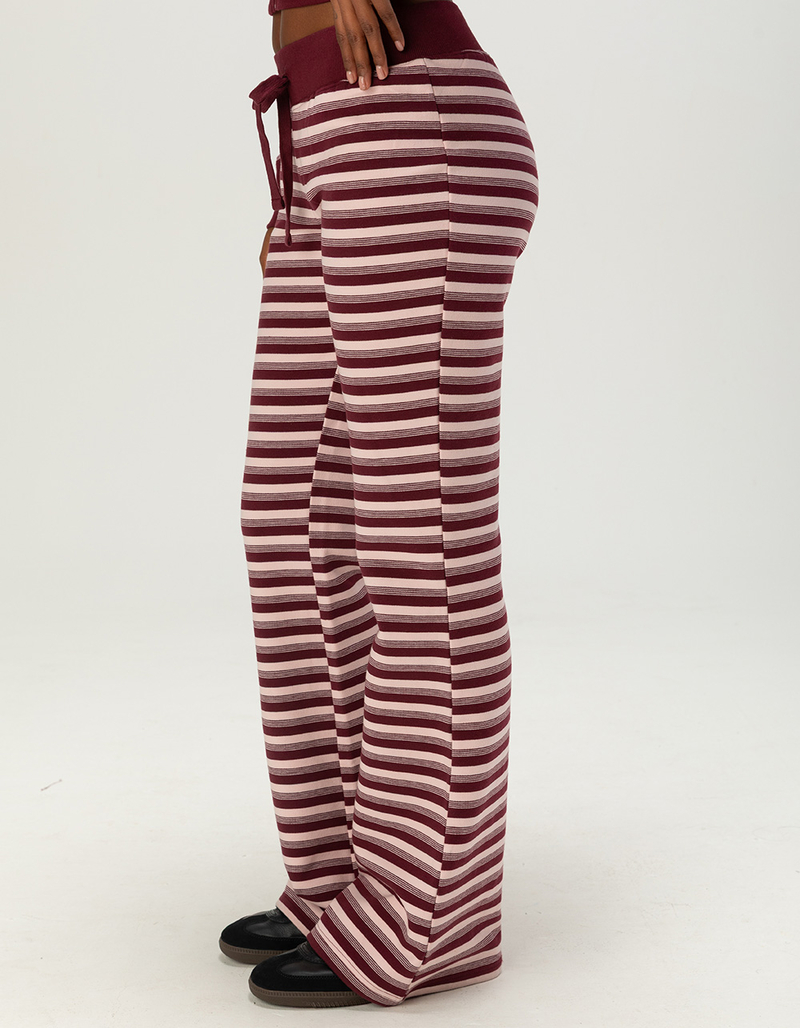 TILLYS Womens Stripe Bootcut Sweatpants image number 3