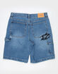 RSQ Mens Loose Embroidered Carpenter Jorts image number 7