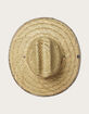 HEMLOCK HAT CO. Wildwood Straw Lifeguard Hat image number 3