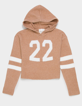 NO COMMENT 22 Girls Hooded Sweater Primary Image