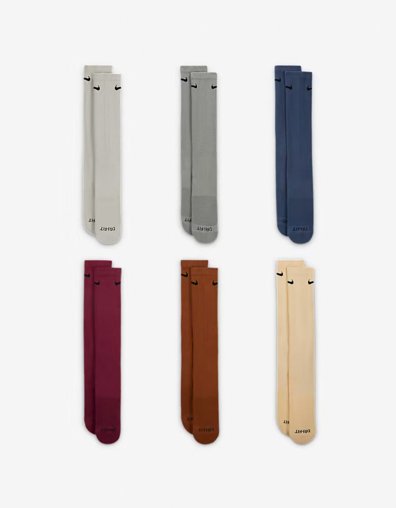 NIKE Everyday Plus Cushioned 6 Pack Crew Socks image number 0