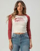 SALTY CREW No Slack Shack Womens Long Sleeve Raglan Tee image number 1