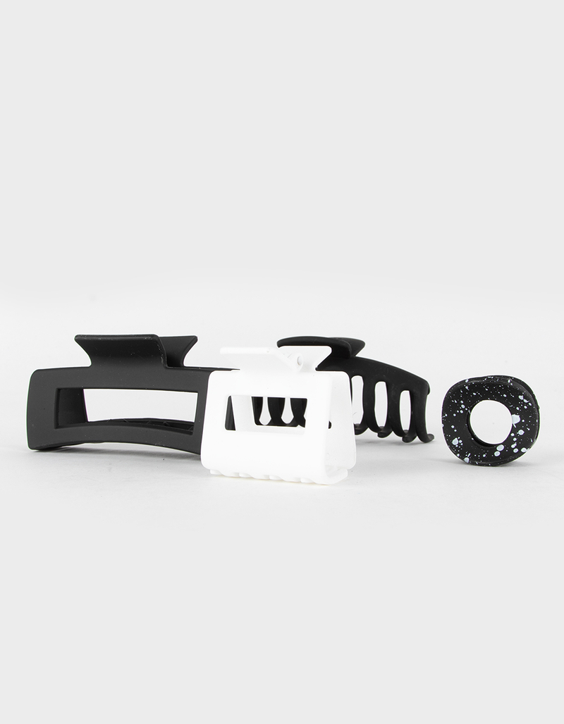 FULL TILT 4 Pack Matte Claw Hair Clips image number 4