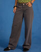 RSQ Womens Pinstripe Low Rise Original Baggy Jeans image number 6
