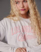 RSQ Womens Los Angeles Puff Crewneck Sweatshirt image number 7