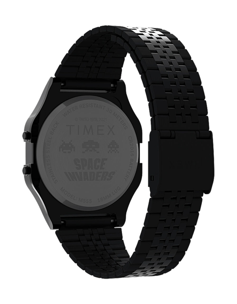 TIMEX T80 x SPACE INVADERS 34mm Stainless Steel Bracelet Watch image number 4