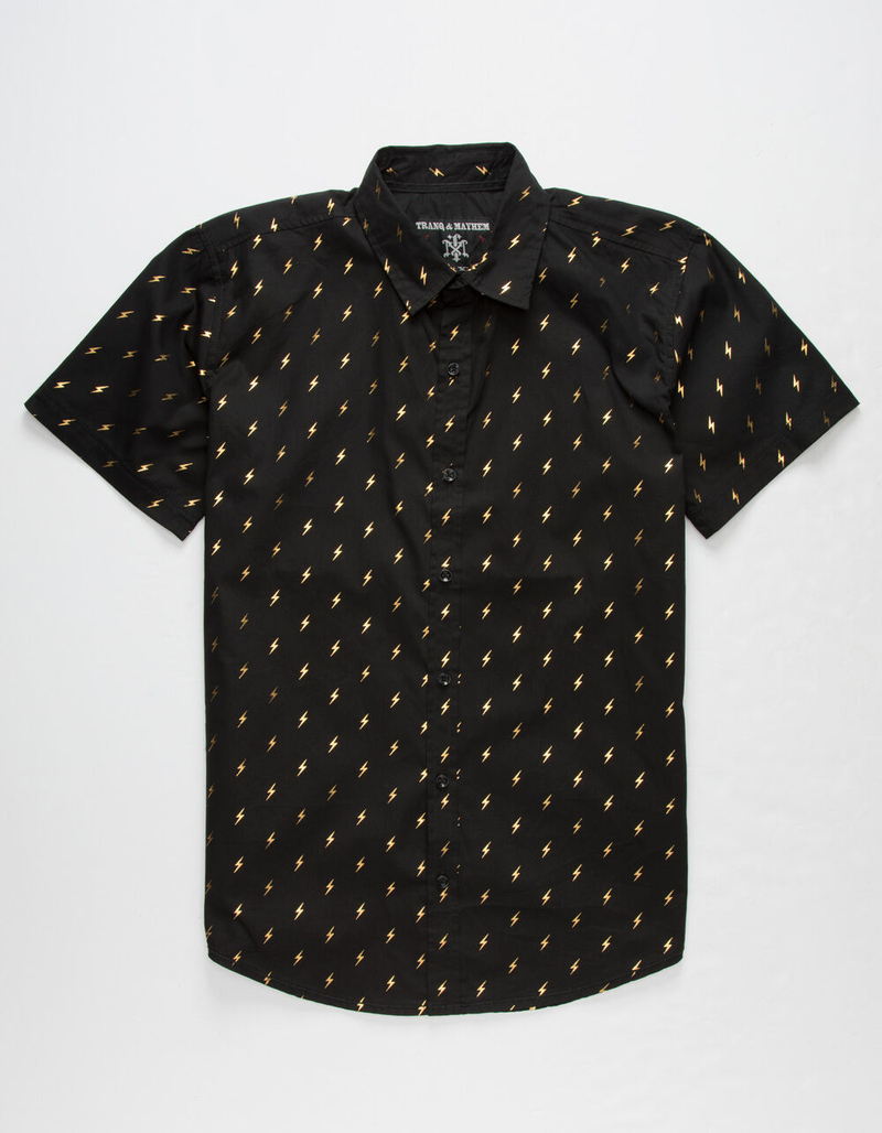 TRANQUILITY & MAYHEM Bolts Boys Button-Up Shirt image number 0