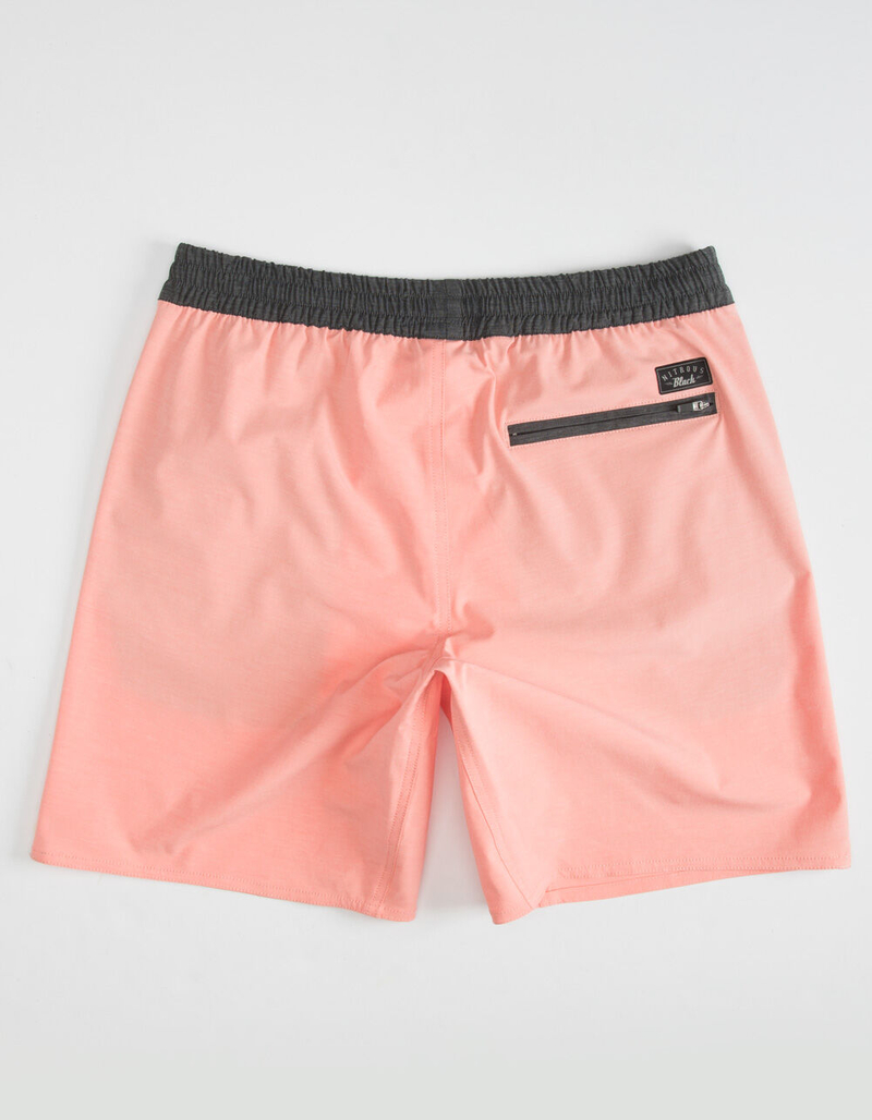 NITROUS BLACK Stunner Mens Pink Hybrid Shorts image number 1