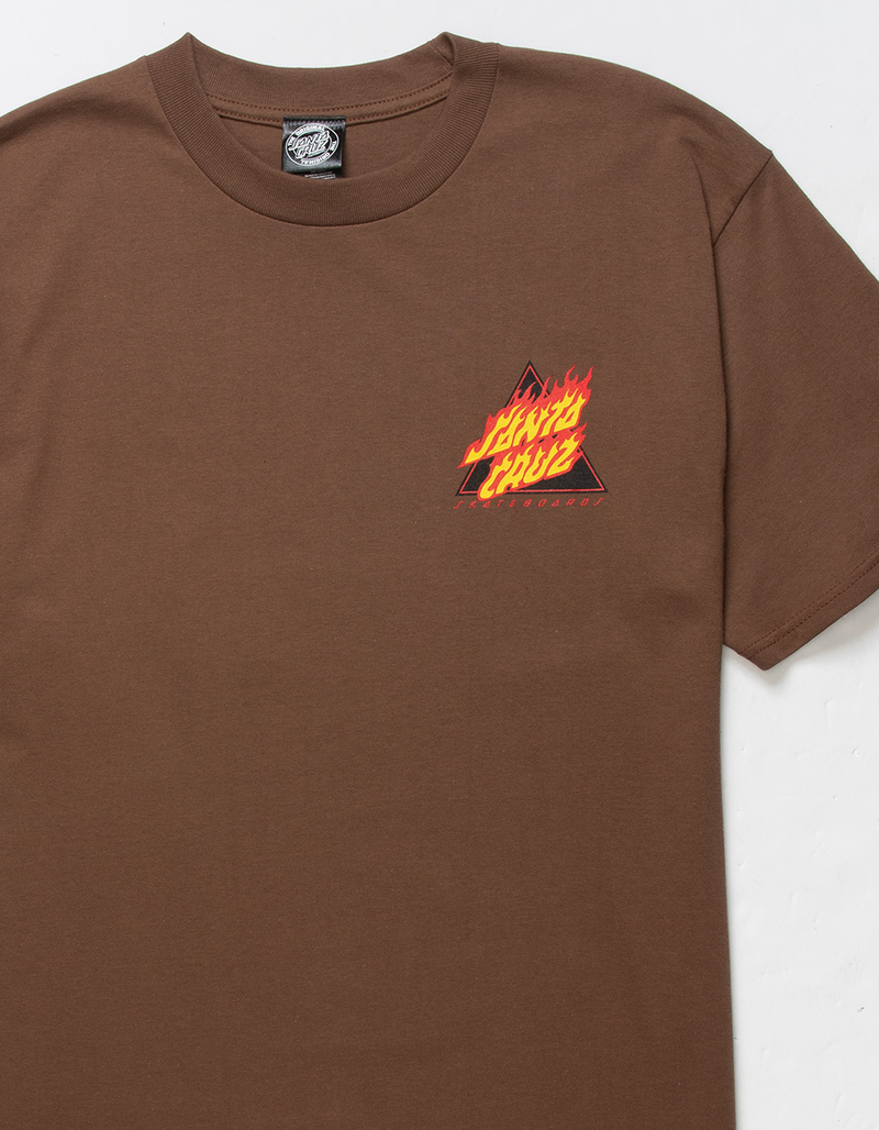 SANTA CRUZ Flamed Not A Dot Mens Tee image number 3
