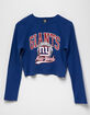 NFL New York Giants Womens Long Sleeve Baby Tee image number 5
