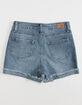 RSQ Super High Rise Girls Mom Jean Shorts image number 2
