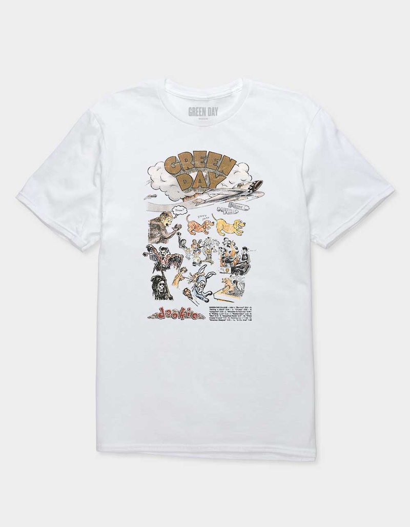 GREEN DAY Cartoon Dookie Unisex Tee image number 0