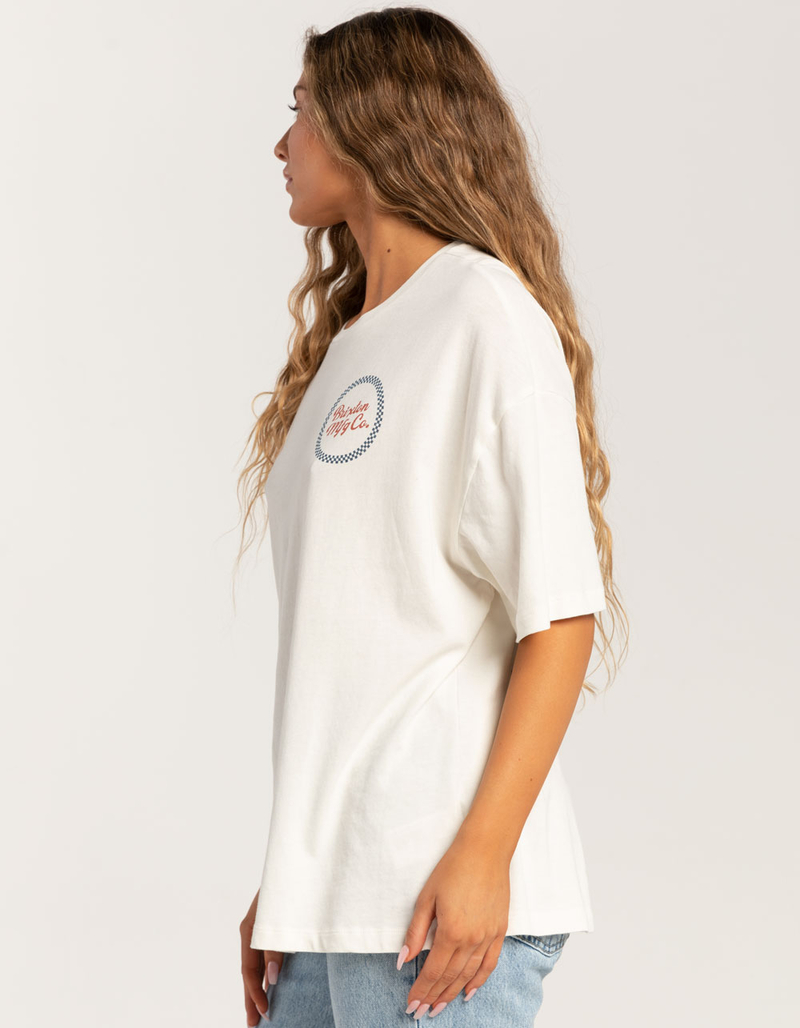 BRIXTON Mission Car Womens Boyfriend Tee image number 2