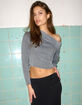 NOISY MAY Lennon Womens Off The Shoulder Sweater image number 1