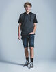 RSQ London Skinny Mens Cutoff Denim Shorts image number 1