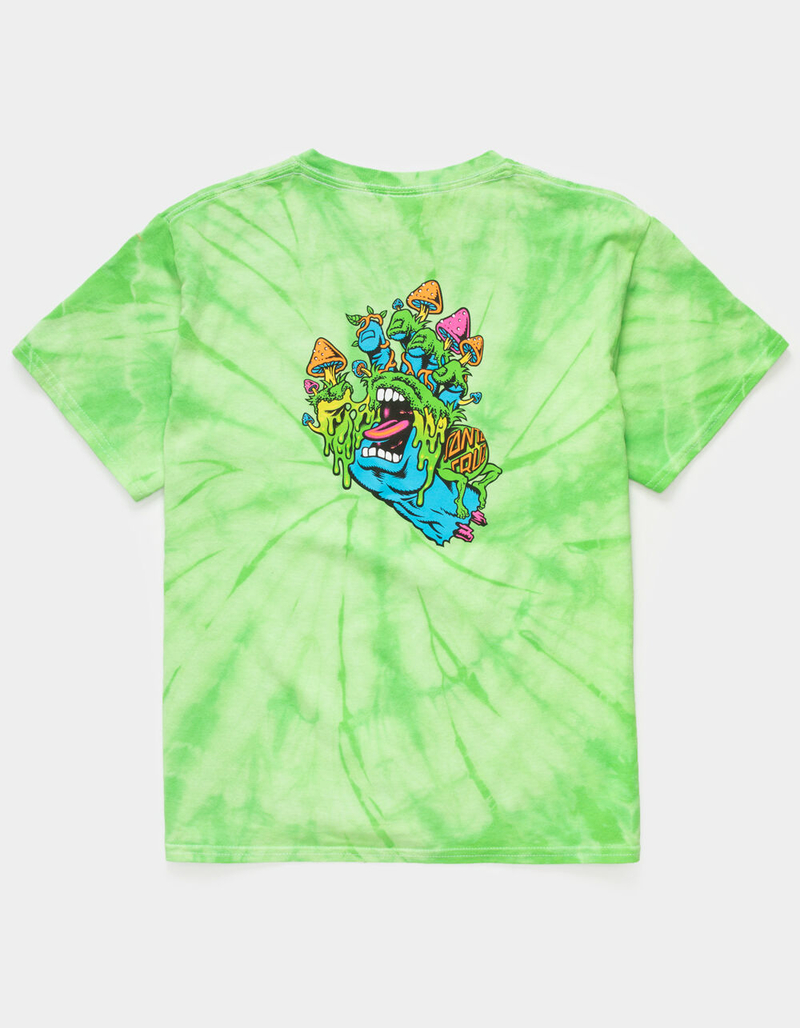SANTA CRUZ Toxic Hand Boys Tie Dye T-Shirt image number 0