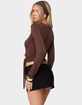 EDIKTED Malenna Wrap Top image number 3