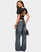 EDIKTED Salie Back Cutout Flutter Top image number 4