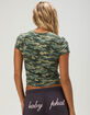 BABY PHAT Camo Womens Baby Tee image number 4