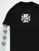 WEST COAST CHOPPERS Skeleton Moto Mens Long Sleeve 2fer Tee image number 4