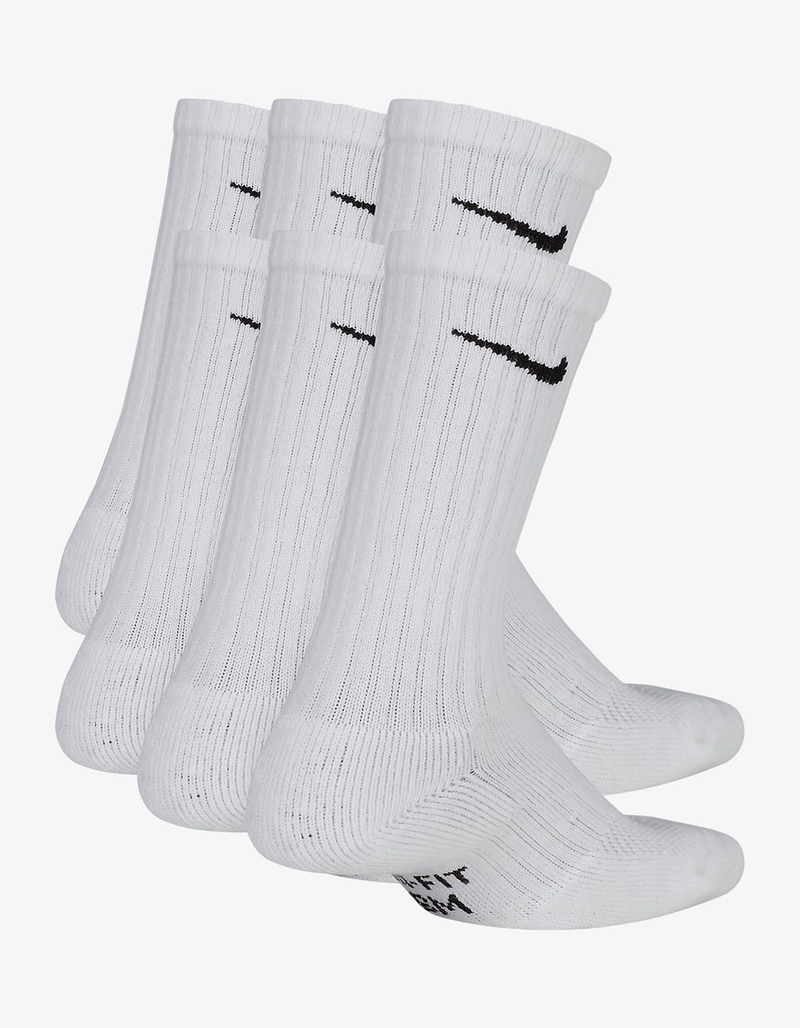 NIKE Everyday 6 Pack Kids Cushioned Crew Socks image number 1