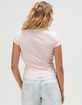 FULL TILT Peony Womens Baby Tee image number 4
