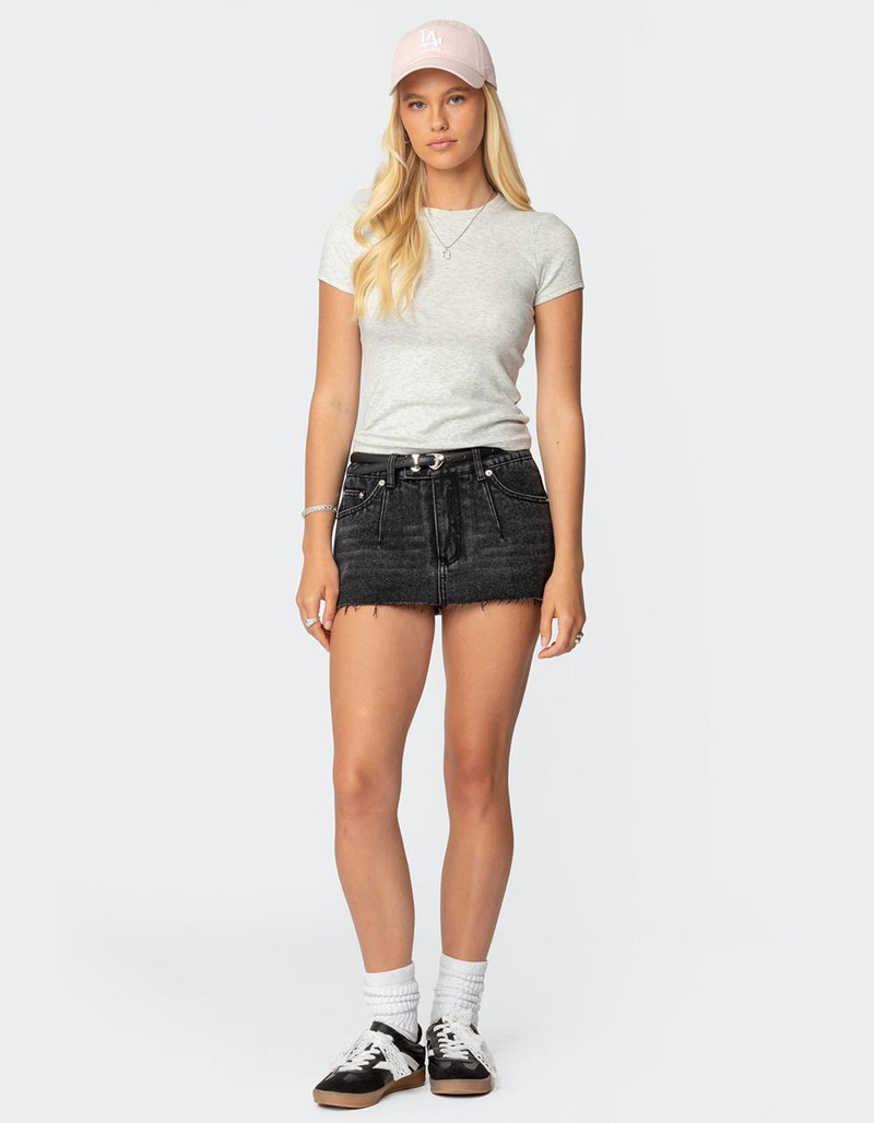 EDIKTED Daphney Ribbed Tee image number 4
