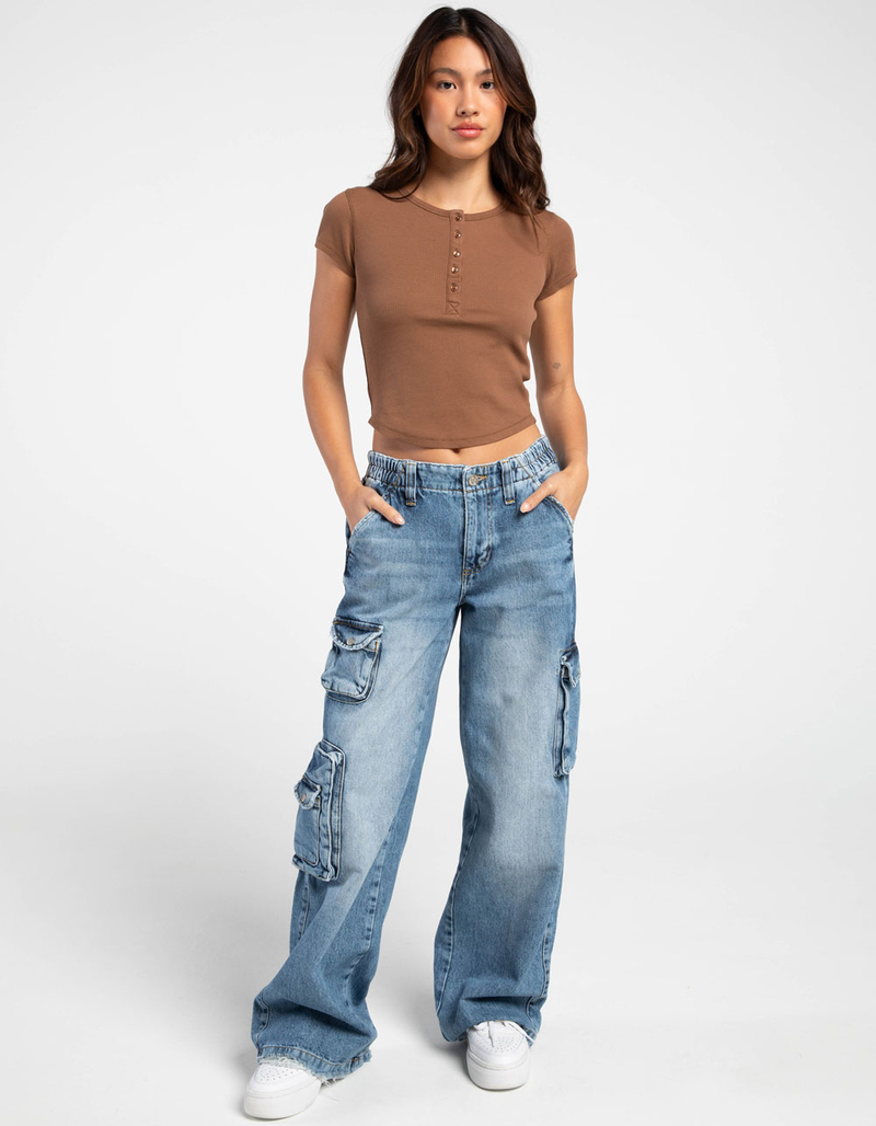 BDG Urban Outfitters Womens Baby Henley image number 1