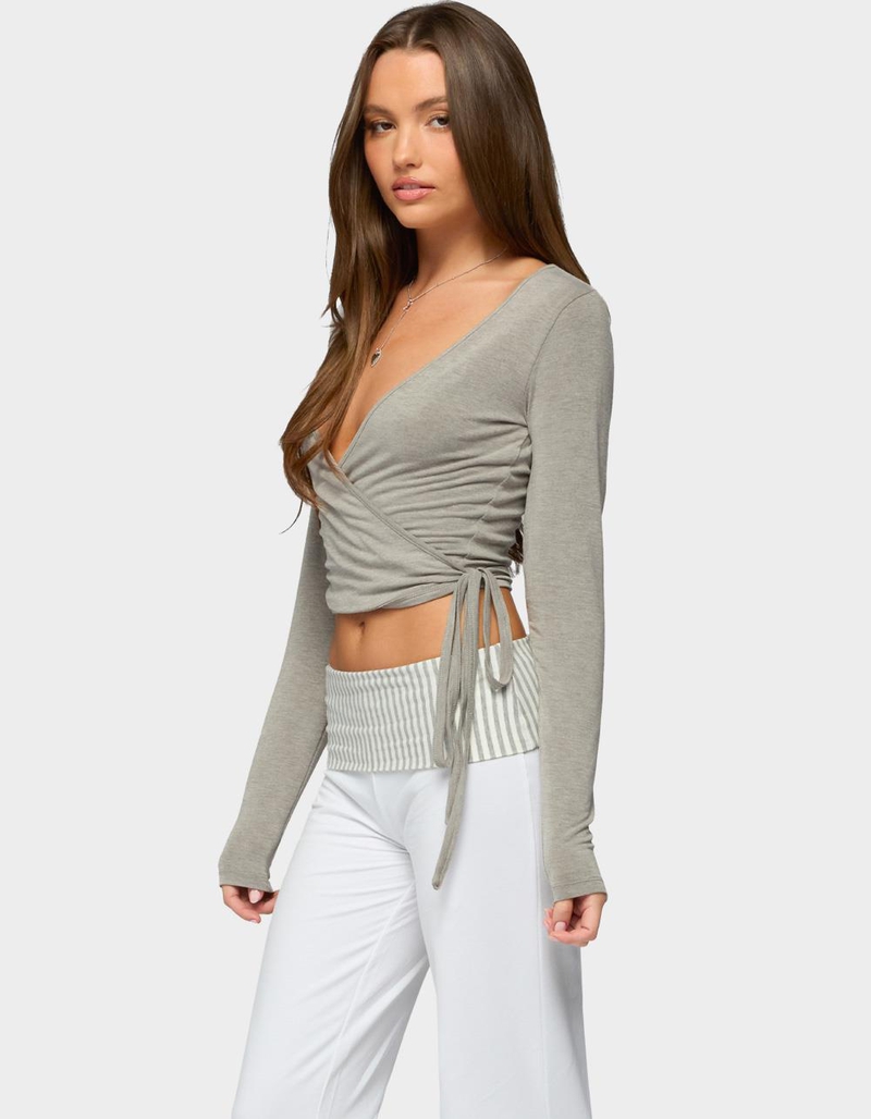 EDIKTED Malenna Wrap Top image number 1