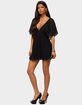 EDIKTED Rosalee Chiffon Babydoll Mini Dress image number 4