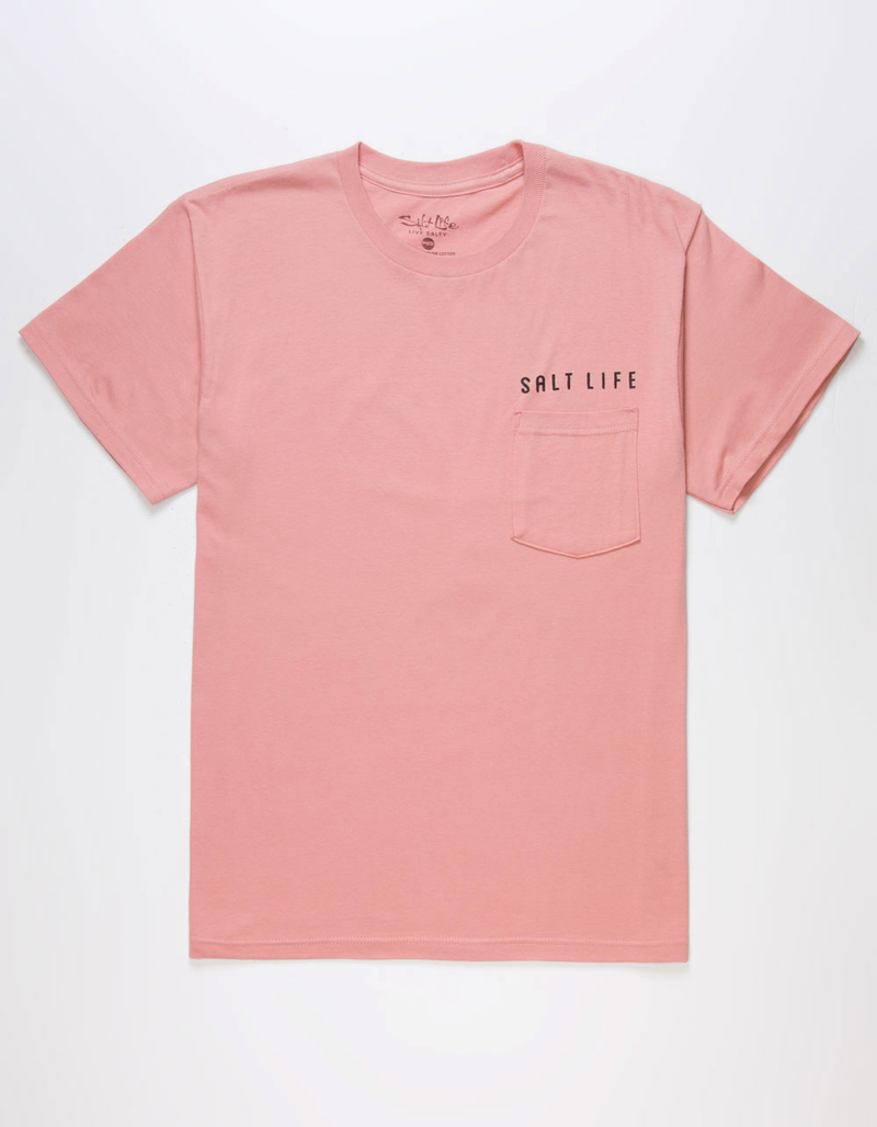 SALT LIFE Redfish Stars Mens Pocket Tee image number 1