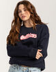 HYPE AND VICE Fresno State University Womens Crewneck Sweatshirt image number 1