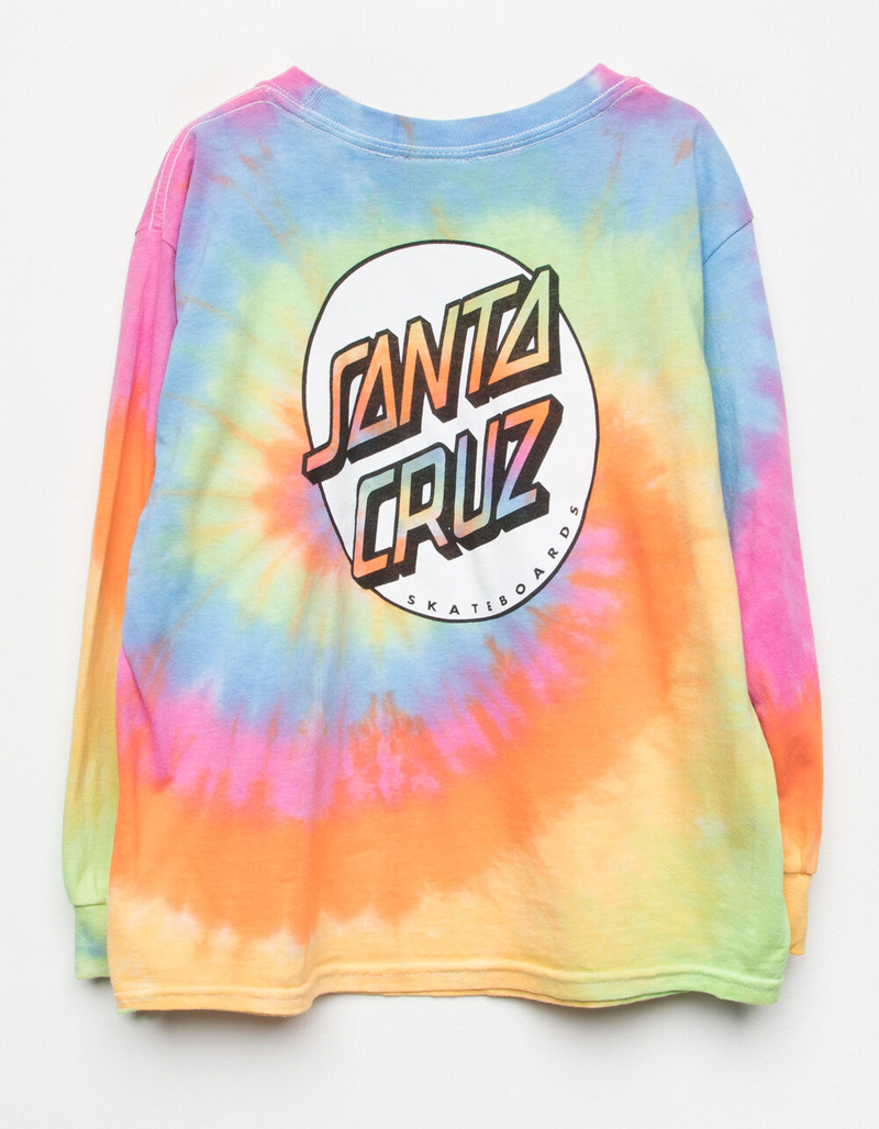 SANTA CRUZ Tie Dye Girls Rainbow Tee image number 1