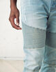 RSQ Mens Slim Taper Light Wash Jeans image number 5