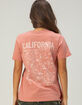 DISTANT LOCAL Cali Womens Relaxed Tee image number 1