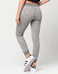 FULL TILT Essential Marled French Terry Womens Jogger Pants image number 3