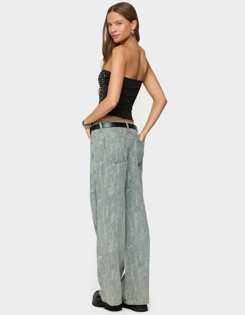 EDIKTED Blanco Studded Grommet Tube Top image number 2