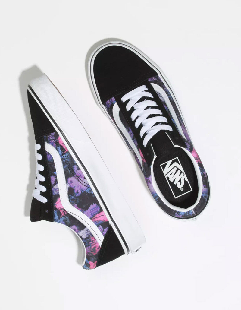 VANS Warped Floral Old Skool Womens Shoes image number 3