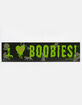 KEEP A BREAST I Heart Boobies! Hex Sticker image number 1