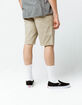 VALOR Long Khaki Mens Chino Shorts image number 5