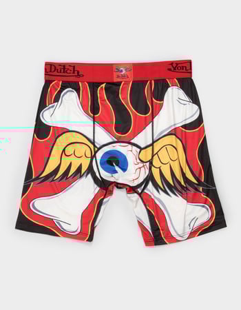 VON DUTCH Fire Bones Mens Boxer Briefs Alternative Image
