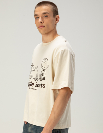 RSQ x Peanuts Scouts Mens Boxy Tee Alternative Image