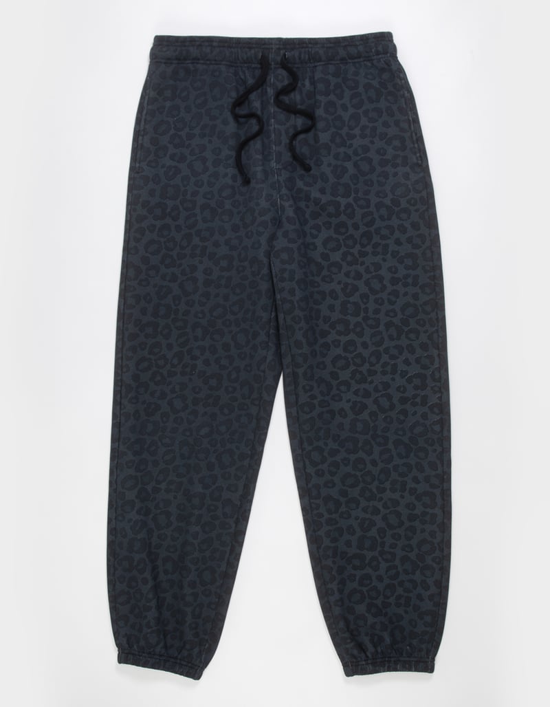 RSQ Mens Leopard Print Baggy Sweatpants image number 4