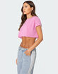 EDIKTED Seville Cropped Tee image number 3