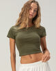 TILLYS Womens Baby Tee image number 1