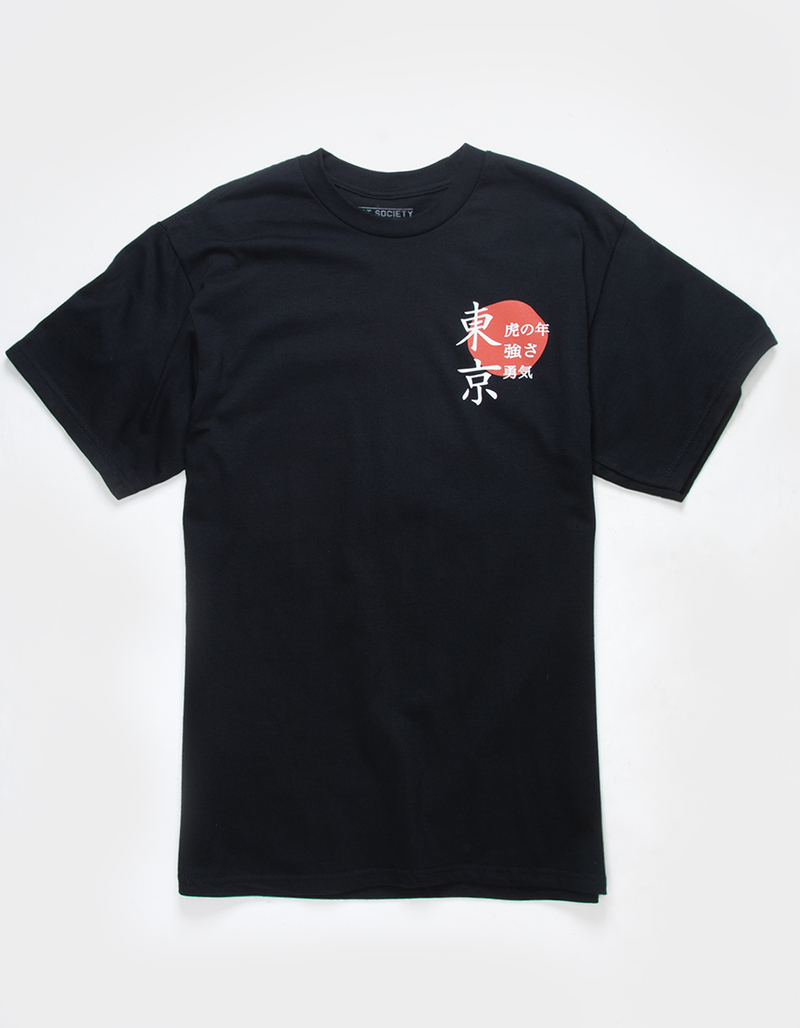 RIOT SOCIETY Kanji Tiger Mens Tee image number 1