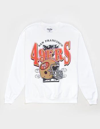 JUNK FOOD San Francisco 49ers Helmet Mens Crewneck Sweatshirt Primary Image